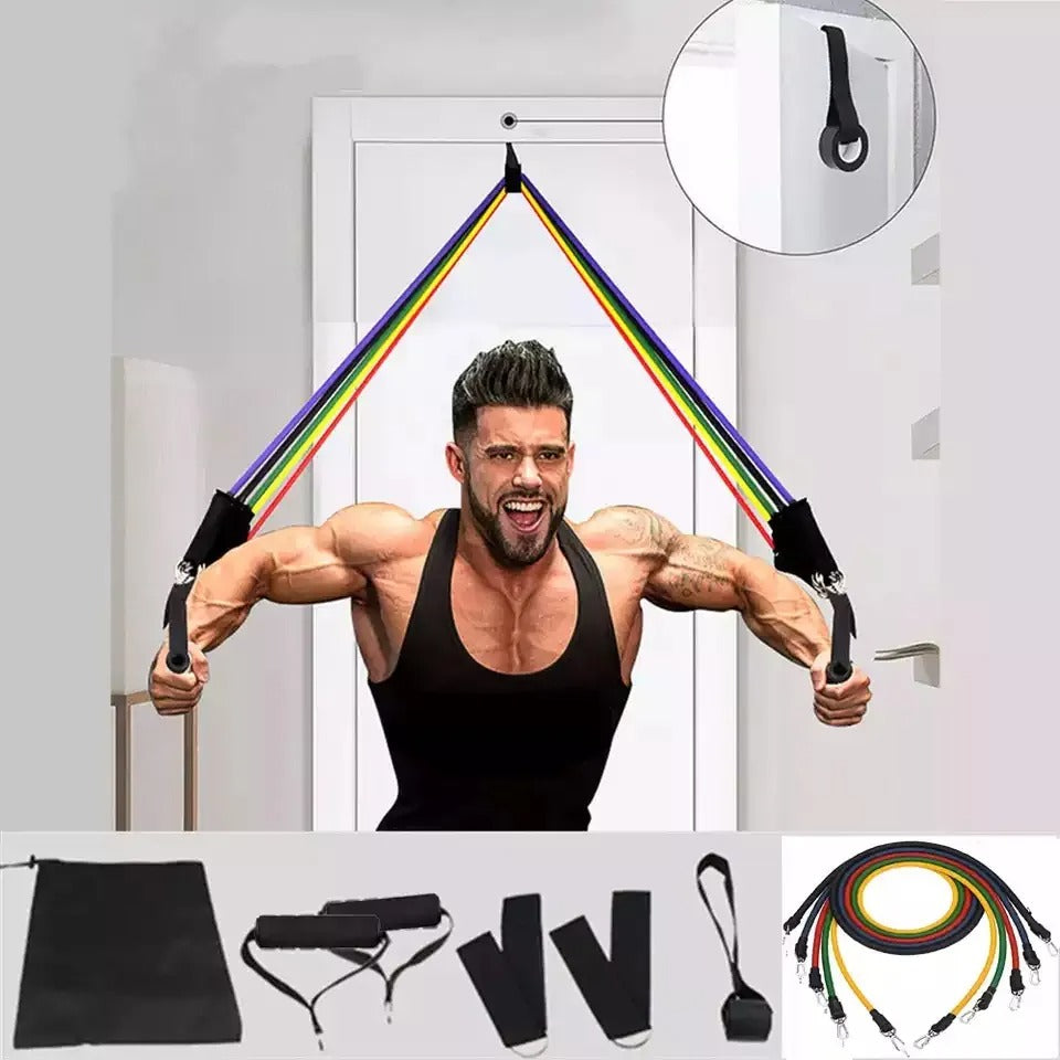 Portable 150LBS Bodybuilding Resistance Bands