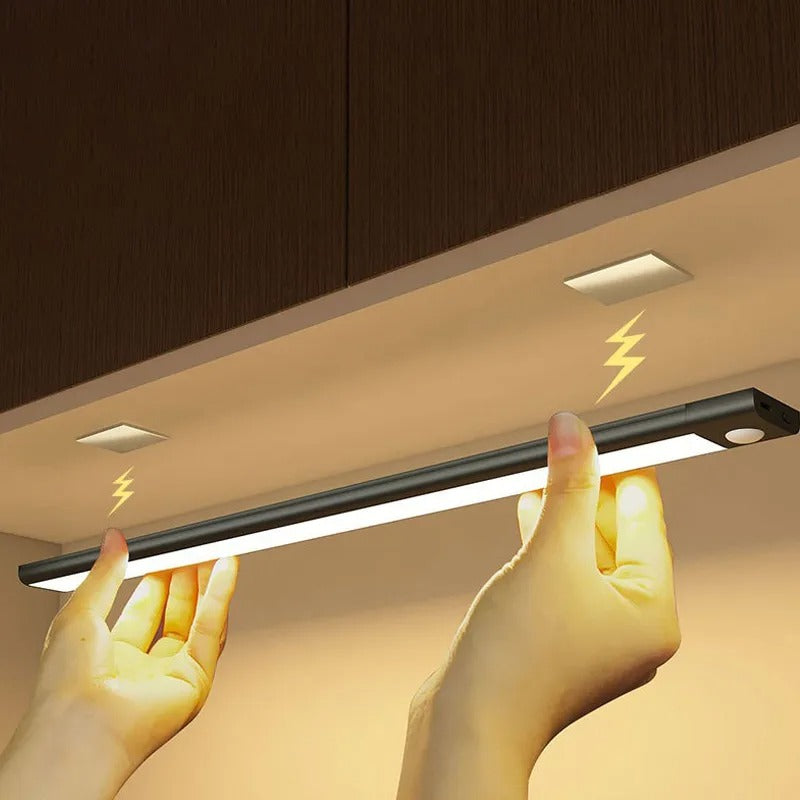 Motion-Sensor USB Rechargeable Cabinet Night Light.