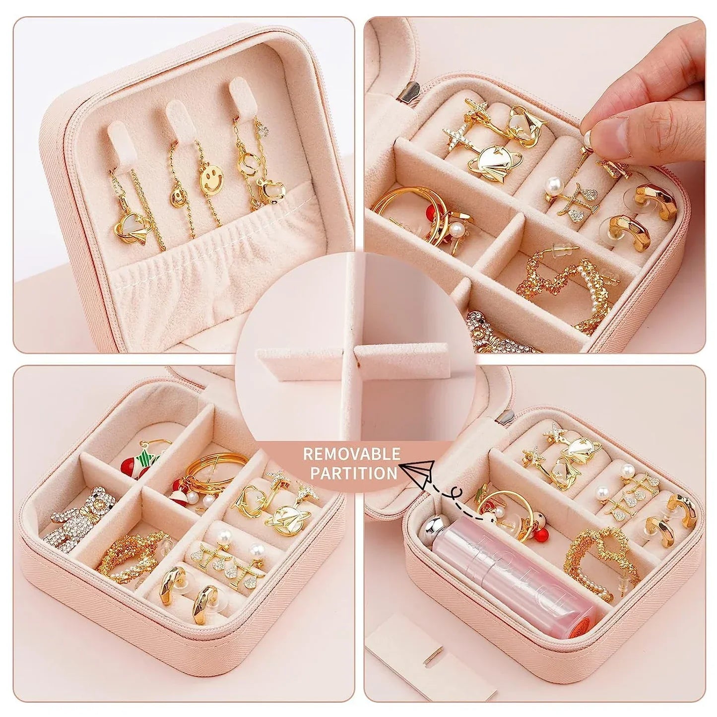 Mini Portable Jewelry box Organizer