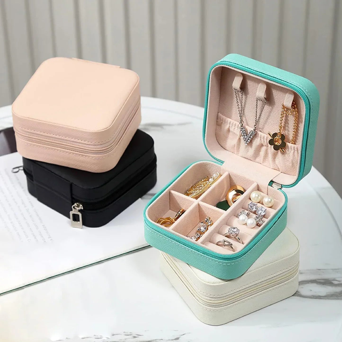 Mini Portable Jewelry box Organizer