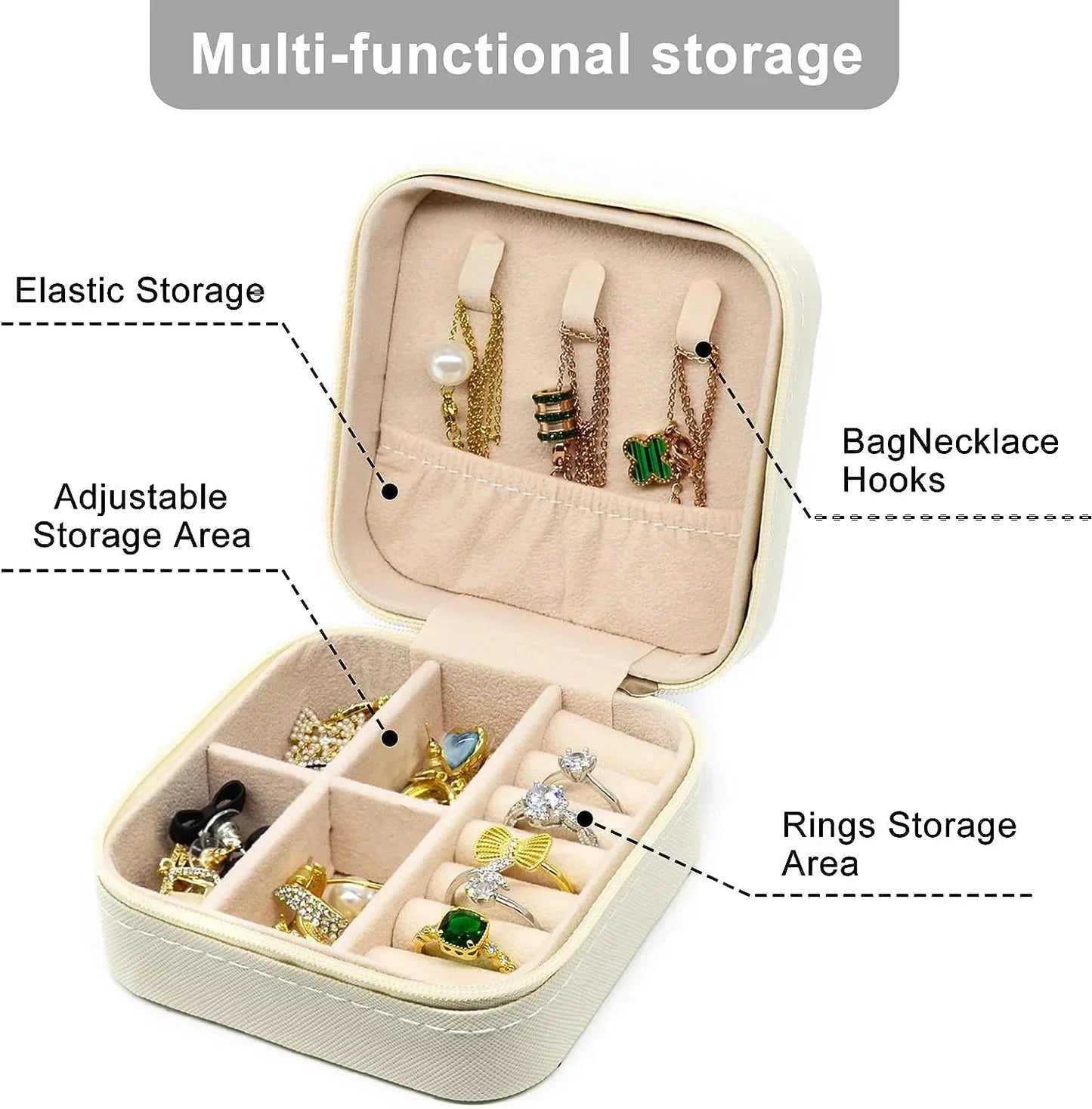 Mini Portable Jewelry box Organizer